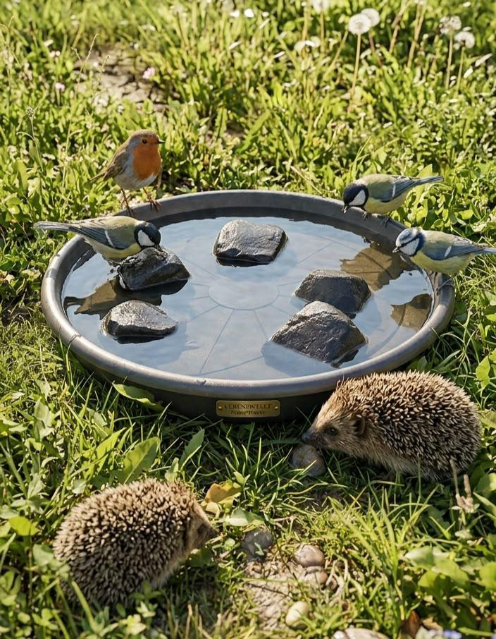 Vogeltränke für Wildtiere